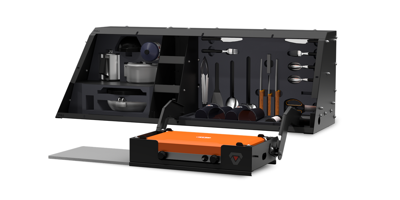 RSI SMART KITCHEN - Jeep Gladiator JT - Right Side with Gas Cooker 005.SA080614 RSI SMARTCAP