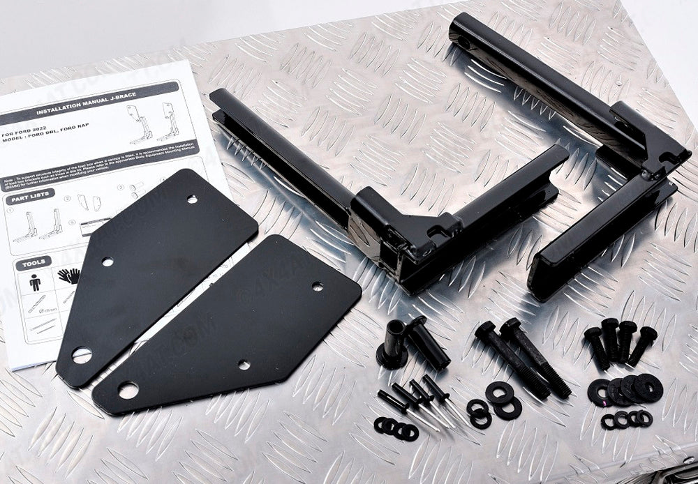 Tipper Reinforcement Kit Ford Ranger/Raptor 2023+ & VW Amarok 2023+ (For Hardtop AEROKLAS) 22038300312 Aeroklas