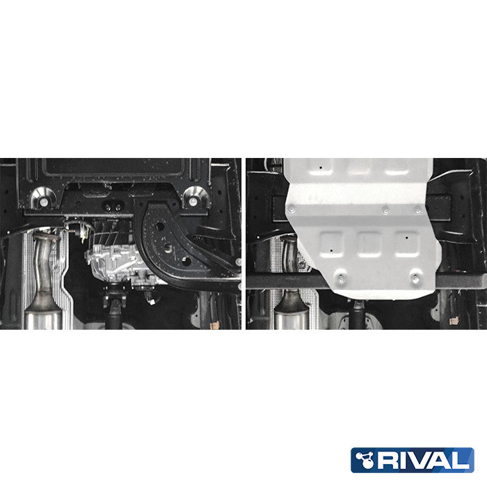 Transfer Case Protection Ford Ranger/Raptor 2012-2022 - 6mm | RIVAL 4X4 2333.1878.1.6 RIVAL