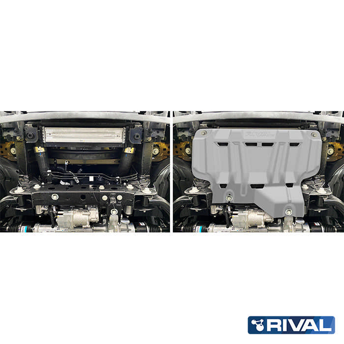 Protection Inferieure Ford Ranger/Raptor 2023+ | Radiator | RIVAL 4x4 2333.1884.1.6 RIVAL