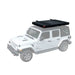 Rooftop Tent WildLand | Bush Cruiser 140 | Aluminium Hull 283.FIS140 WildLand