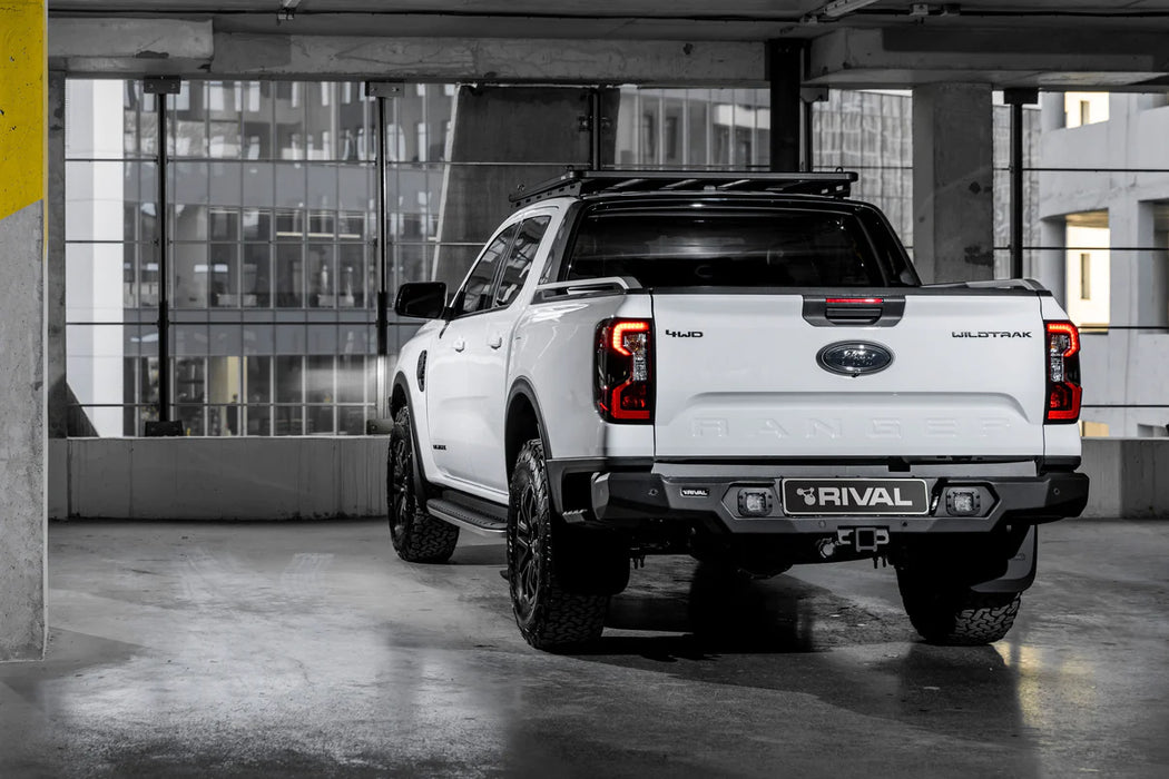 Bumper Rear RIVAL | with LED lights | Ford Ranger 2023+ (NEXT GEN) 2D.1816.1 RIVAL