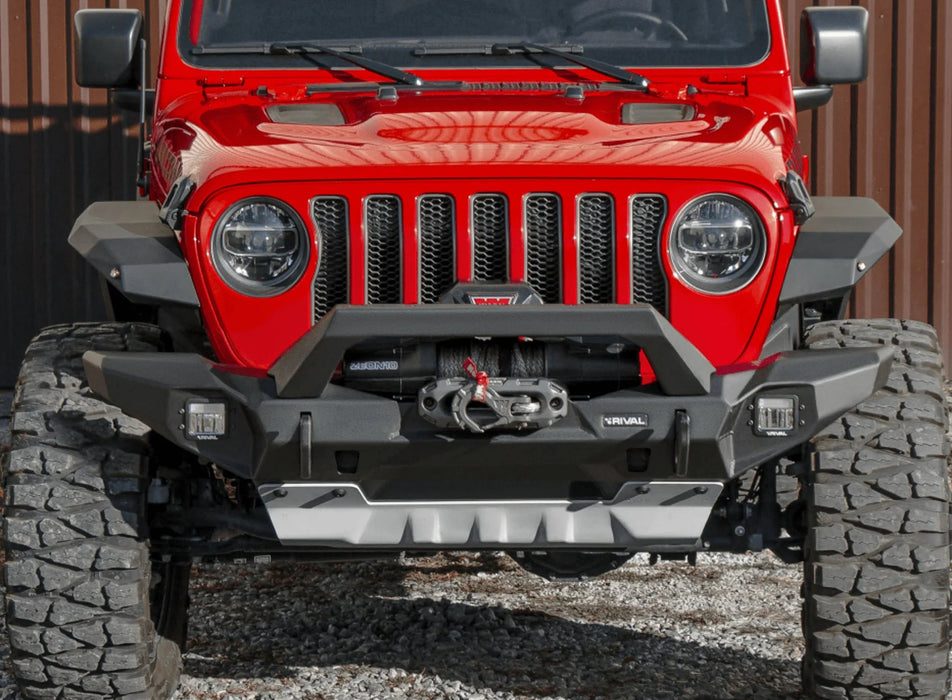 Bumper Front RIVAL with LED lights - Jeep Wrangler JK/JL/JT 2D.2701.2 RIVAL