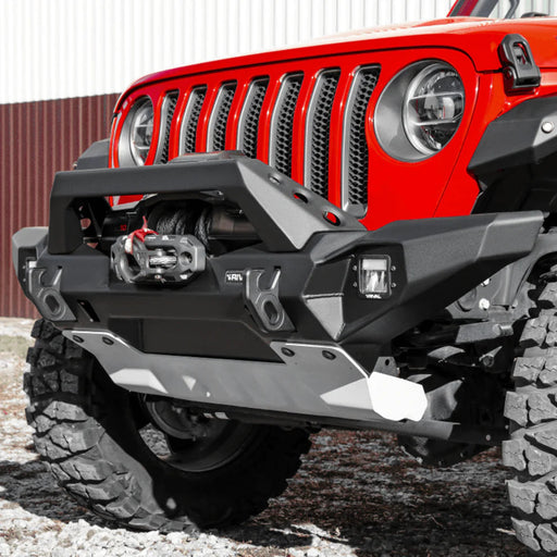 RIVAL front bumper with LED lights - Jeep Wrangler JK/JL/JT 2D.2701.2 RIVAL