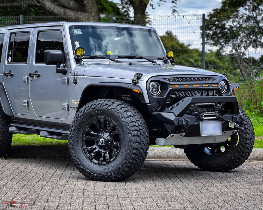 RIVAL front bumper with LED lights - Jeep Wrangler JK/JL/JT 2D.2701.2 RIVAL