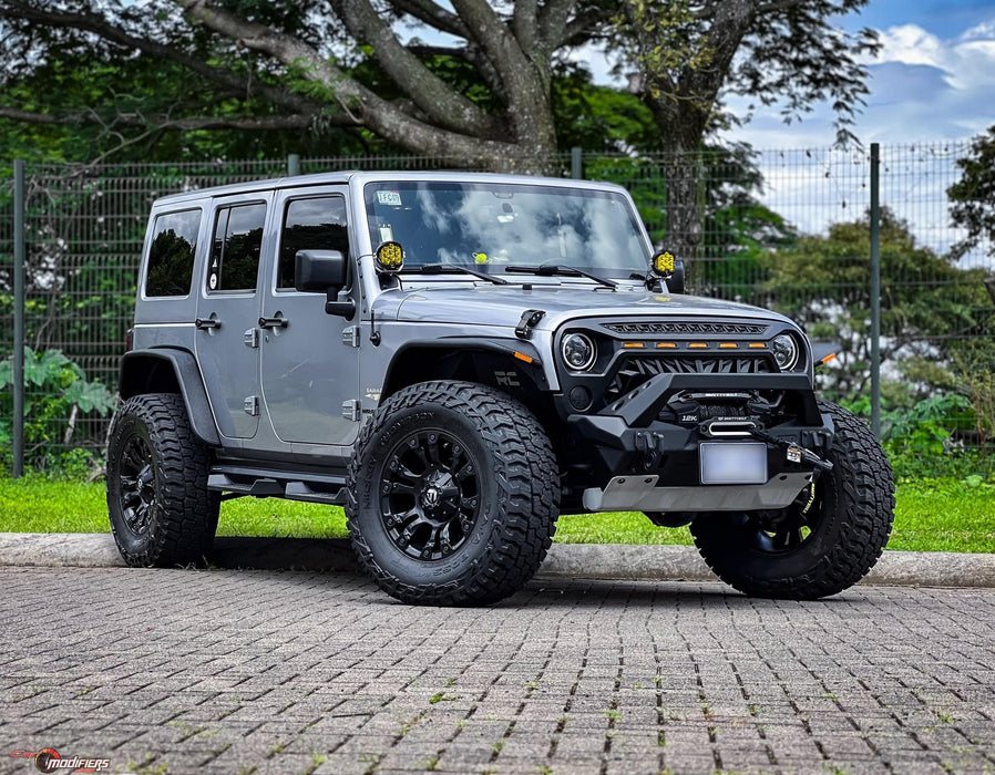 RIVAL front bumper with LED lights - Jeep Wrangler JK/JL/JT 2D.2701.2 RIVAL