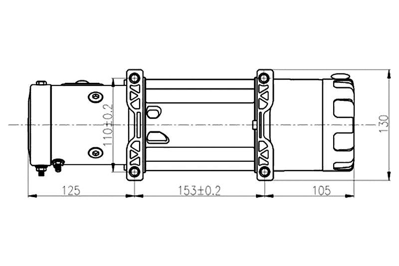 Winch T-MAX ATW-6000 | 2720 Kg | 12V - Plasma Cable 312.ATW6000-P T-MAX