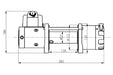 Winch T-MAX ATW-6000 | 2720 Kg | 12V - Plasma Cable 312.ATW6000-P T-MAX