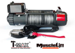 Winch T-MAX Muscle Fit MW12500 | 5665 Kg | 12V | Cable Synthetic/Plasma 312.MW12500-P T-MAX