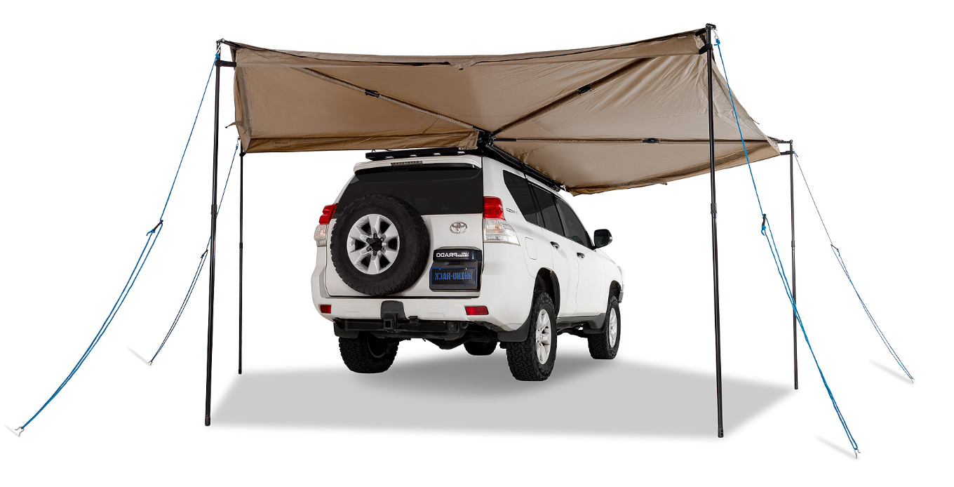 Circular Awning 270° RHINORACK Batwing 2.5m (Right side) - with STOW IT 33115 fasteners Rhino Rack