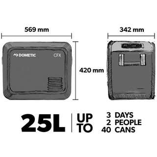 Dometic CFX3 25 - Portable cooler 25L - Ultra Performance - Xperts 4x4