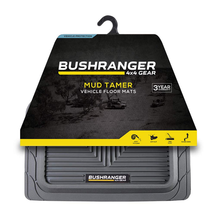 Rear Floor Mats Bushranger Mud Tamer - Universal 91X02C Bushranger