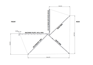 270° Self-supporting awning ALU-CAB 2m - Robust & lightweight