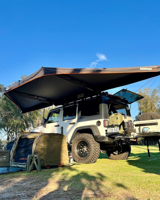 Awning 4x4 Campboss 180° Shadow - Free-standing A4A-BSA-180 Campboss 4x4