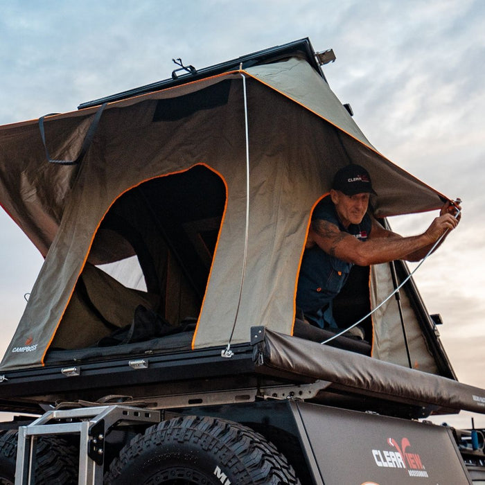 Rooftop Tent BOSS with Roof-Bars | Campboss 4x4 | 2330mm x 1480mm A4A-RRT-01 Campboss 4x4