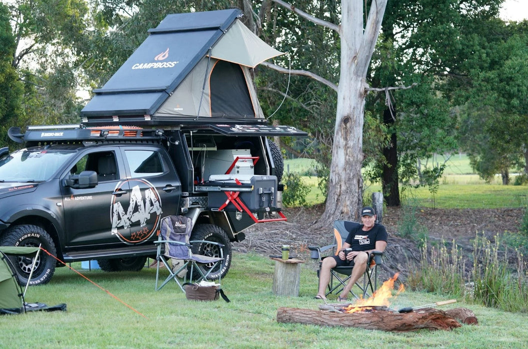 Rooftop Tent BOSS with Roof-Bars | Campboss 4x4 | 2330mm x 1480mm A4A-RRT-01 Campboss 4x4