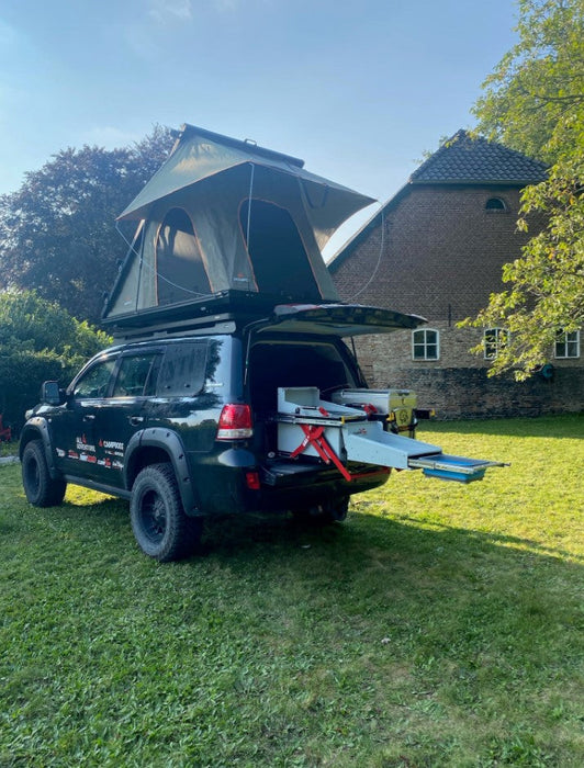 Rooftop Tent BOSS with Roof-Bars | Campboss 4x4 | 2330mm x 1480mm A4A-RRT-01 Campboss 4x4