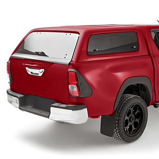 Hardtop Aeroklas Stylish Toyota Hilux DC 2016+ | Aeroklas Hinged Windows 3T6 : Red (Rouge) 304130300219-3T6 Xperts4x4