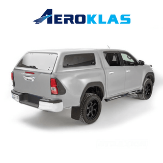 Hardtop Aeroklas Stylish Toyota Hilux DC 2016+ | Aeroklas Hinged Windows Xperts4x4