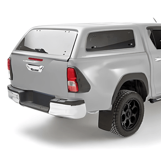 Hardtop Aeroklas Stylish Toyota Hilux DC 2016+ | Aeroklas 1D6 Hinged Windows : Silver (Argenté) 304130300219-1D6 Xperts4x4