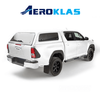 Hardtop Aeroklas Stylish Toyota Hilux DC 2016+ | Aeroklas Hinged Windows Xperts4x4