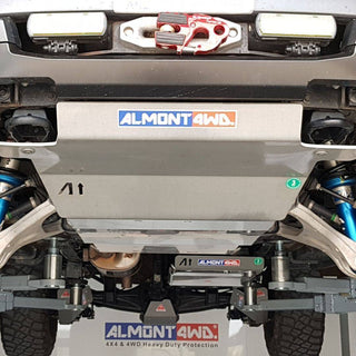 Ford Raptor 2019-22 Bi-Turbo | Almont4wd Skid Plate Front ALMONT4WD Duralumin AW5083H111 / 8 mm PDFRA8Raptor Xperts4x4