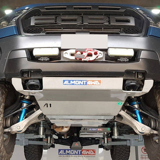 Ford Raptor 2019-22 Bi-Turbo | Almont4wd Skid Plate Front ALMONT4WD Duralumin AW5083H111 / 8 mm PDFRA8Raptor Xperts4x4