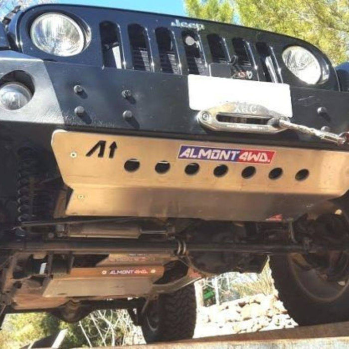 Jeep Wrangler JK & J8 | Frontal Almont4wd Skid Plate Frontal - ALMONT4WD - Xperts 4x4