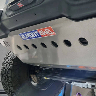 Jeep Wrangler JL 4xE | Almont4wd Skid Plate Front ALMONT4WD Duralumin  AW5083H111 / 8 mm PDJJLEA8 Xperts4x4