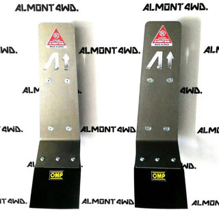 Almont4wd Skid Plate Rear shock absorbers (2x) | Toyota KDJ120-125/150-155 - ALMONT4WD - Xperts 4x4