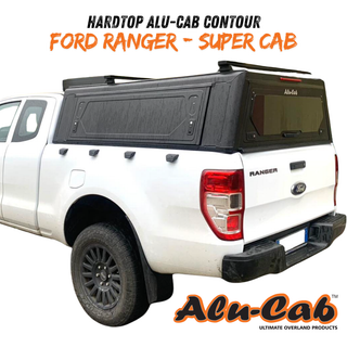 Hardtop Alu-Cab Contour Ford Ranger/Raptor 2012 to 2022 Alu-Cab Super Cab / Sans Windows latérales vitrées AC-C2-X-FR12 Xperts4x4