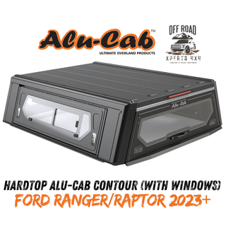 Hardtop Alu-Cab Contour Ford Ranger/Raptor 2023+ Alu-Cab Extra Cab / With glazed side windows AC-C2-X-FR22-W Xperts4x4