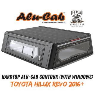 Hardtop Alu-Cab Contour Toyota Hilux 2016 to Present Alu-Cab Extra Cab / With glass side windows AC-C2-X-TH16-W Xperts4x4