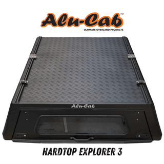 Hardtop Alu-Cab Explorer 3 Toyota Hilux 2005 to 2015 - Black Alu-Cab Xperts4x4