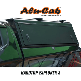 Hardtop Alu-Cab Explorer 3 Toyota Hilux 2005 to 2015 - Black Alu-Cab Xperts4x4