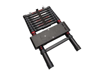 Alu-Cab LT-50 Telescopic Ladder Support - Safety and Practicality Alu-Cab AC-A-LW-LAD-H Xperts4x4