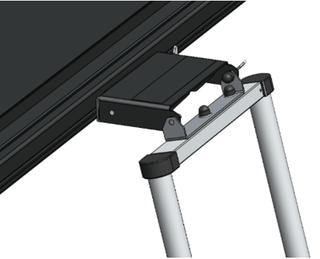 Extension Bracket for Ladder Rooftop Tent LT-50 Alu-Cab Alu-Cab AC-A-LW-LAD-EXT Xperts4x4