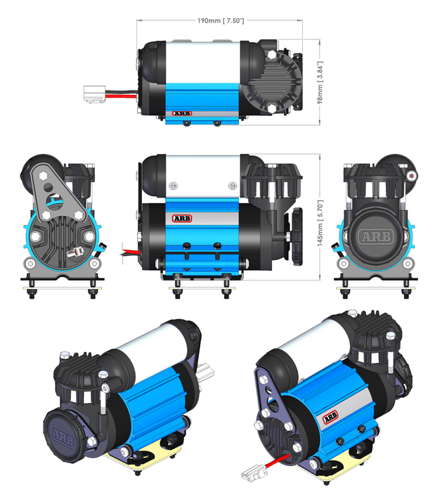 Compressor 12V 61L/min - ARB ARB