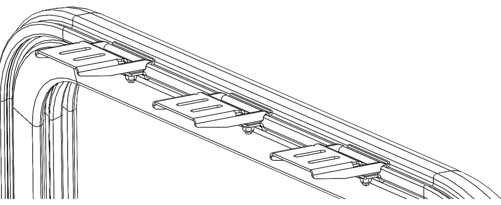 Mounting Kit Roof Rack on Bed Rack ARB (Option) - ARB - Xperts 4x4