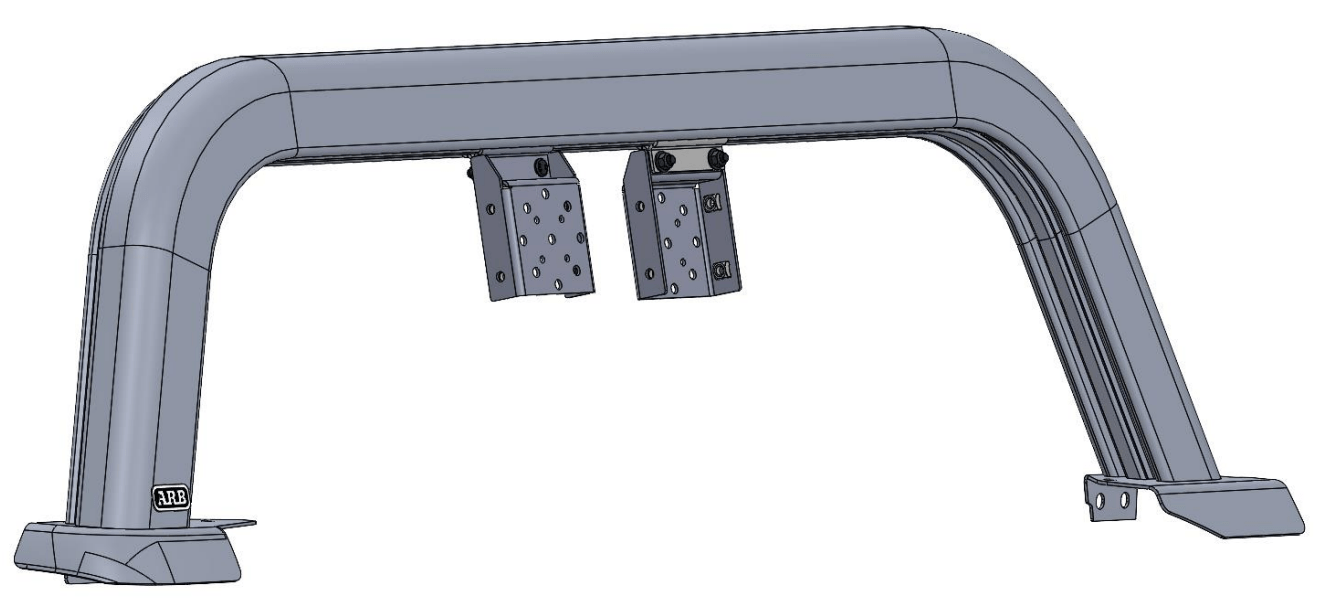 Single Support Kit for Bed Rack ARB (Option) - ARB - Xperts 4x4