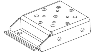 Single Support Kit for Bed Rack ARB (Optional) ARB 1780710 Xperts4x4