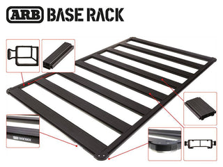 Kit Roof Rack Baserack Ford Transit Custom/Tourneo 2013+ SWB ARB 17929060B + 17929060A + 1770130 Xperts4x4