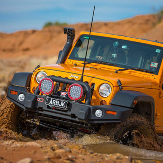 ARB Deluxe BullBar Steel Bumper for 2007-2019 Jeep Wrangler JK ARB 3450260 Xperts4x4