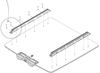 Premium Rails for Hardlid ARB Modele Basique - Optional ARB 10058182 Xperts4x4