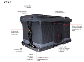 Rooftop Tent Altitude Electric | ARB ARB 802500 Xperts4x4