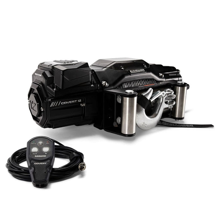 COVERT 12 winch Bushranger | 12V | 5443 KG | Steel Cable - Bushranger - Xperts 4x4