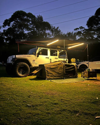 Awning 4x4 Campboss 180° Shadow - Free-standing Campboss 4x4 A4A-BSA-180 Xperts4x4