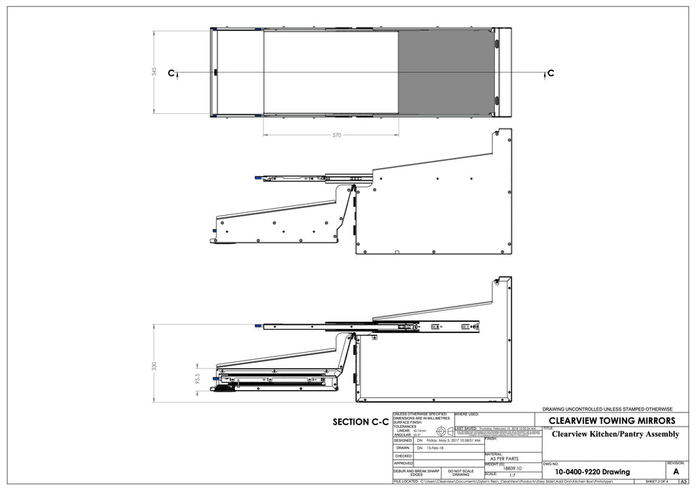 Modular Folding Kitchen Unit ClearView | 4x4 & Pickup - ClearView - Xperts 4x4