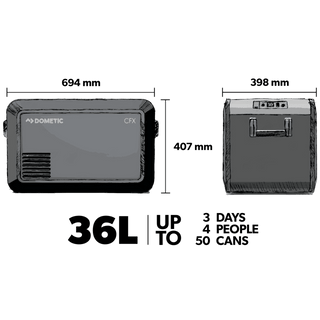 Dometic CFX3 35 - 36L Cooler | Powerful Compressor - Xperts 4x4