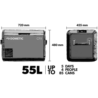 Refrigerator Dometic CFX3 55 - 55 L | High performance Off-Road - Xperts 4x4